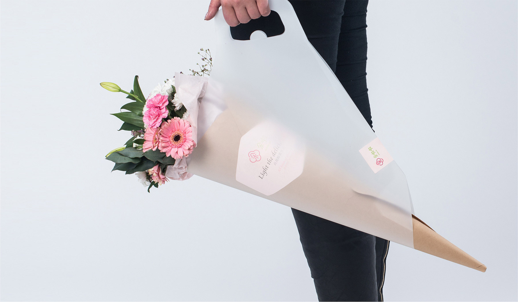鲜花品牌创意塑料袋包装设计 鲜花品牌创意塑料袋包装设计