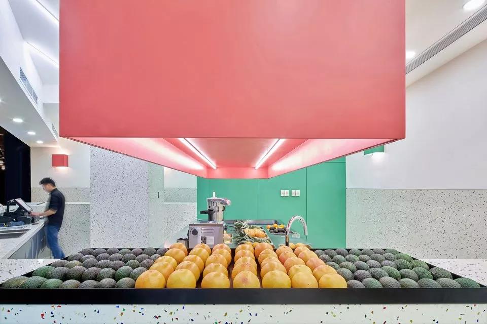 果汁店整体空间设计