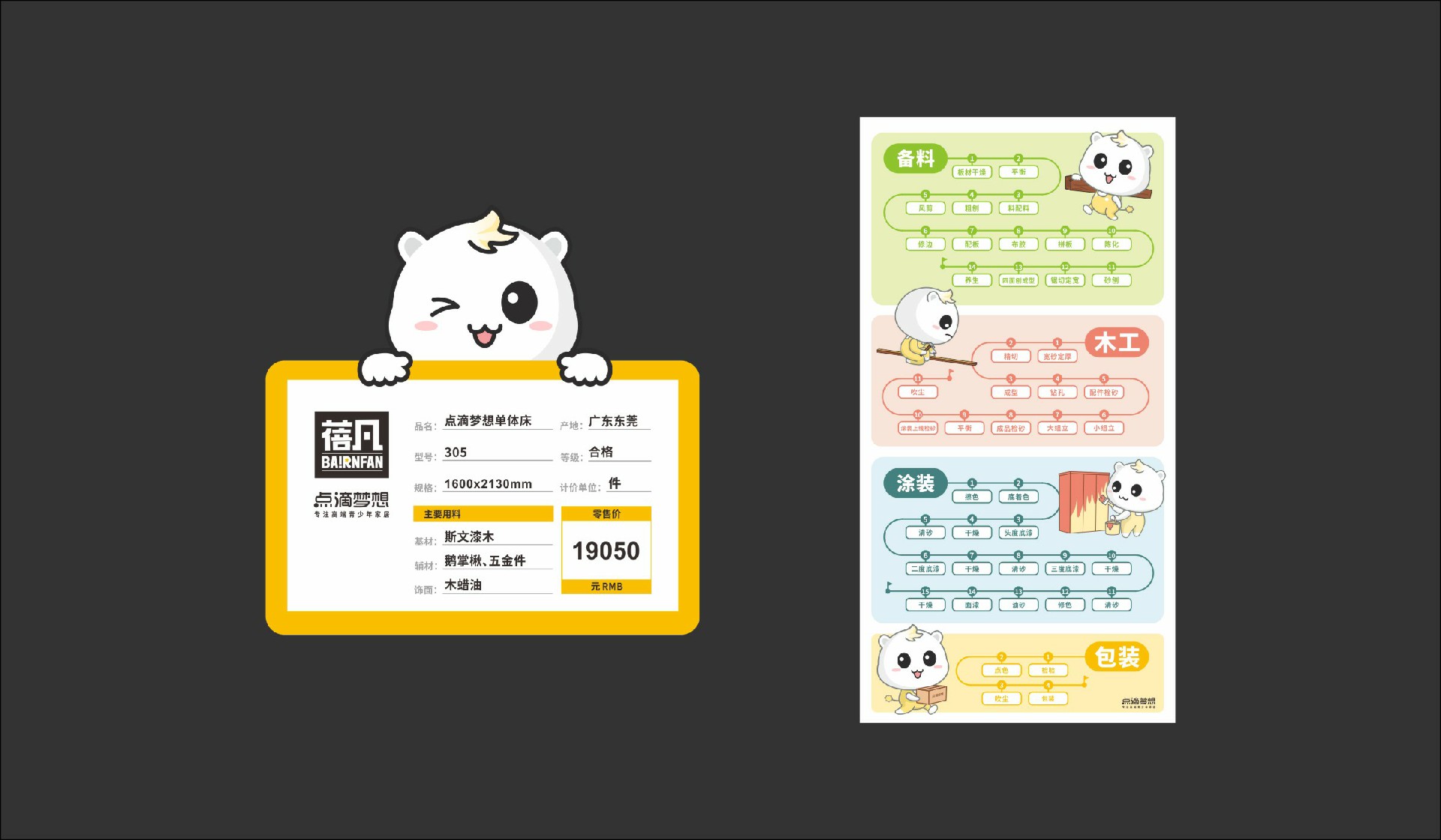 蓓凡新品牌创意小卡通标识卡 蓓凡新品牌创意小卡通标识卡