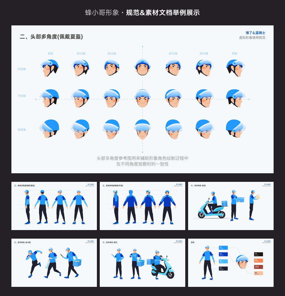 深圳品牌设计,饿了么,蓝骑士 