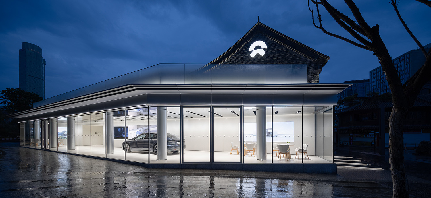 深圳品牌设计,济南蔚来中心,深圳品牌策划,深圳空间设计