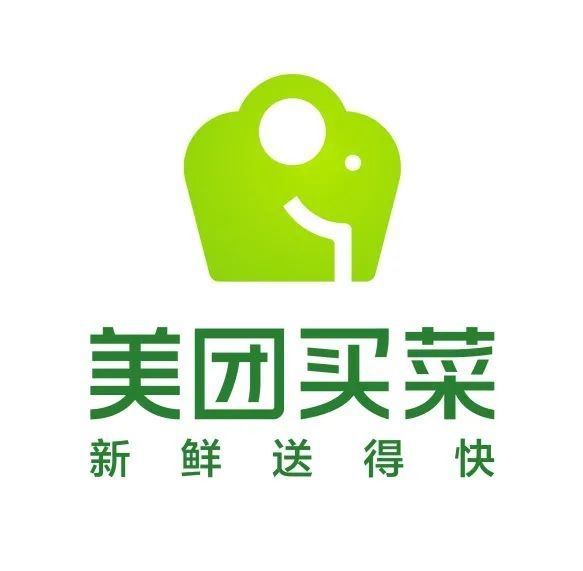 美团买菜LOGO，深圳logo设计，小象超市，深圳品牌策划，深圳vi设计 