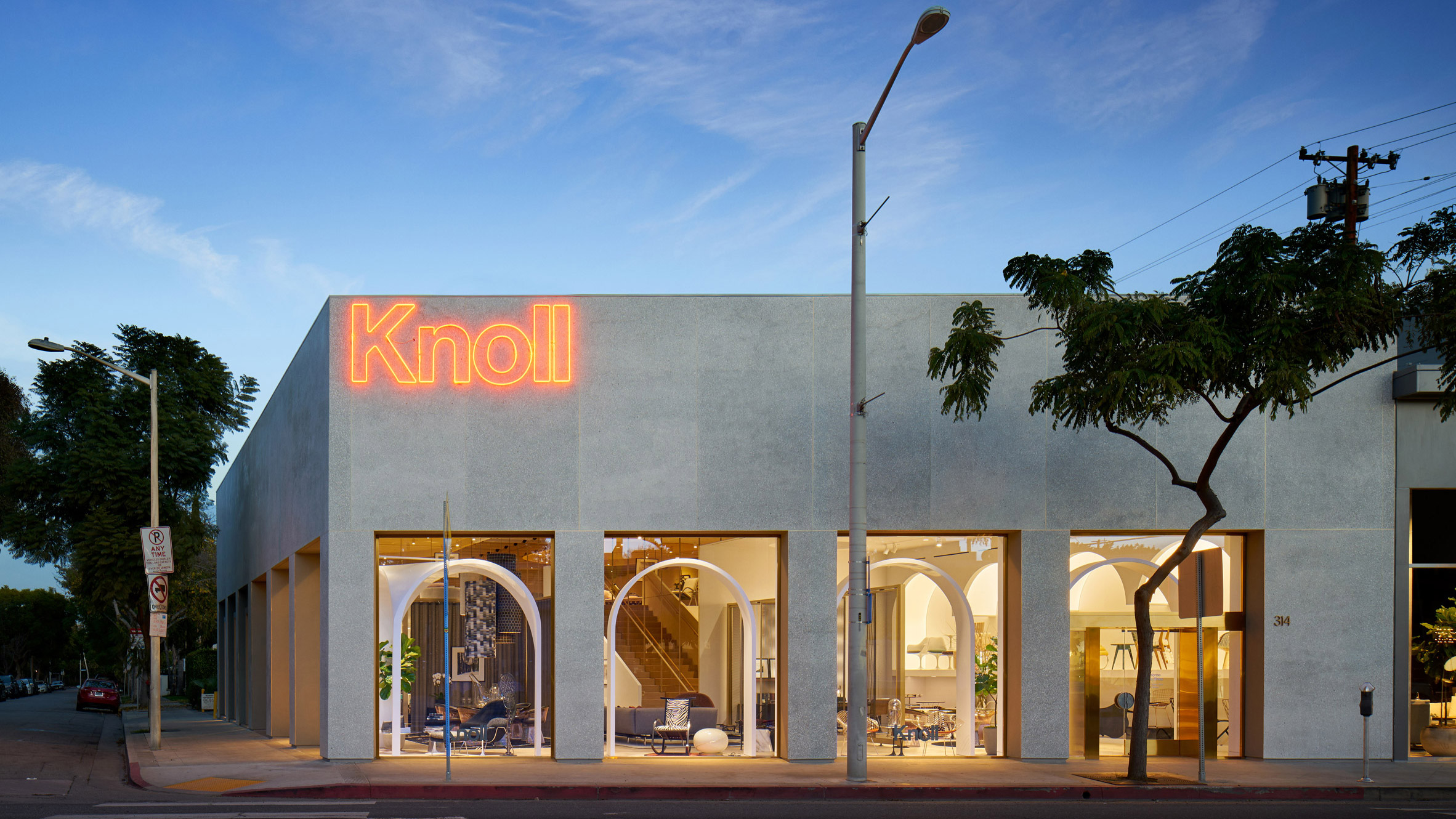 深圳空间设计美国家具品牌Knoll，温柔轻简城堡风