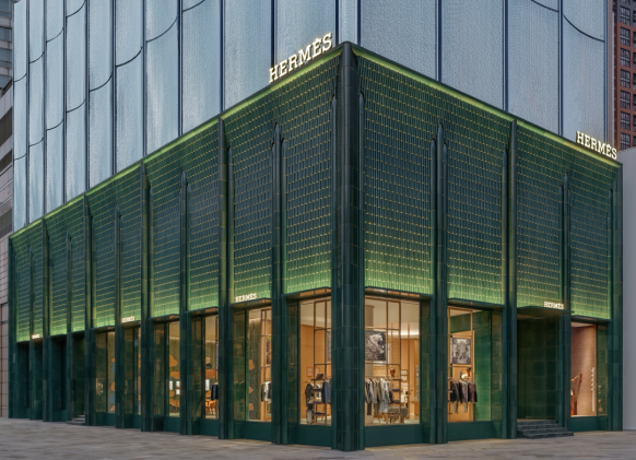 爱马仕华南最大旗舰店，深圳空间设计展示鹏城人文