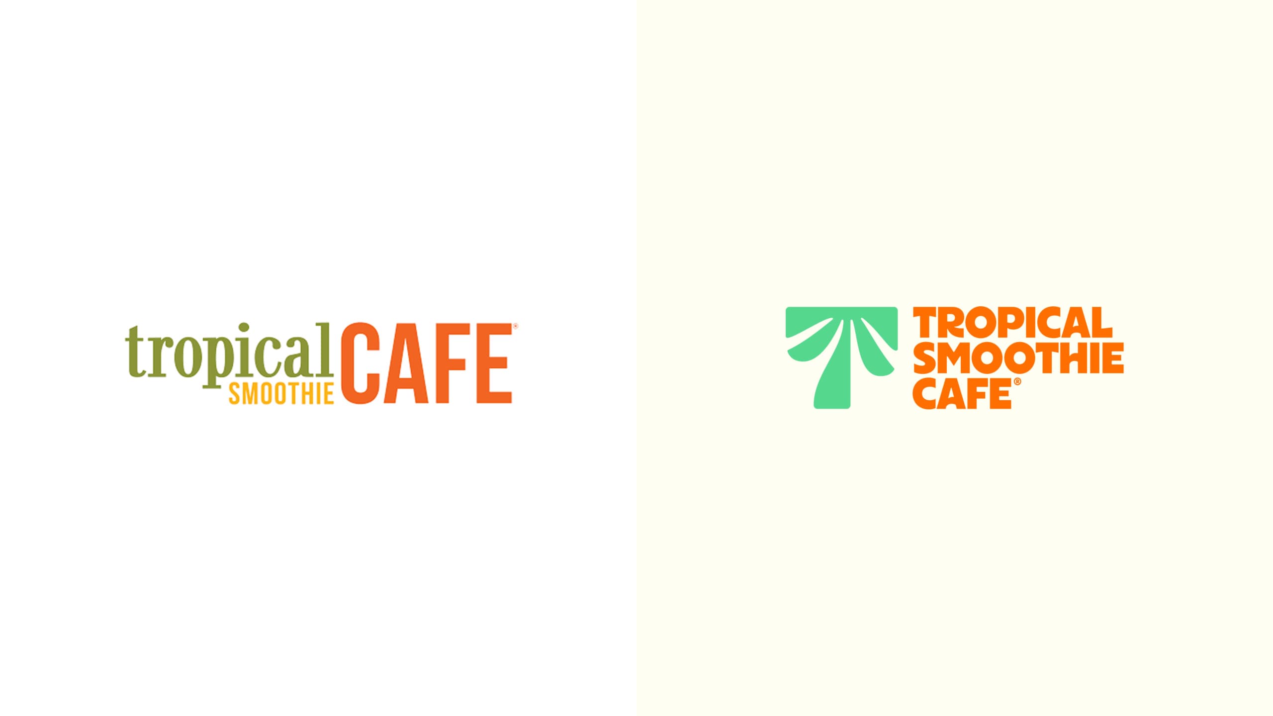 Tropical Smoothie换标：棕榈树T超级符号设计